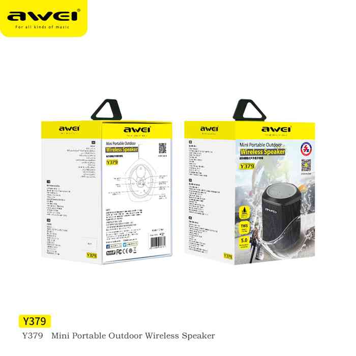 AWEI Y379 5W Mini Portable Outdoors Bluetooth Speaker